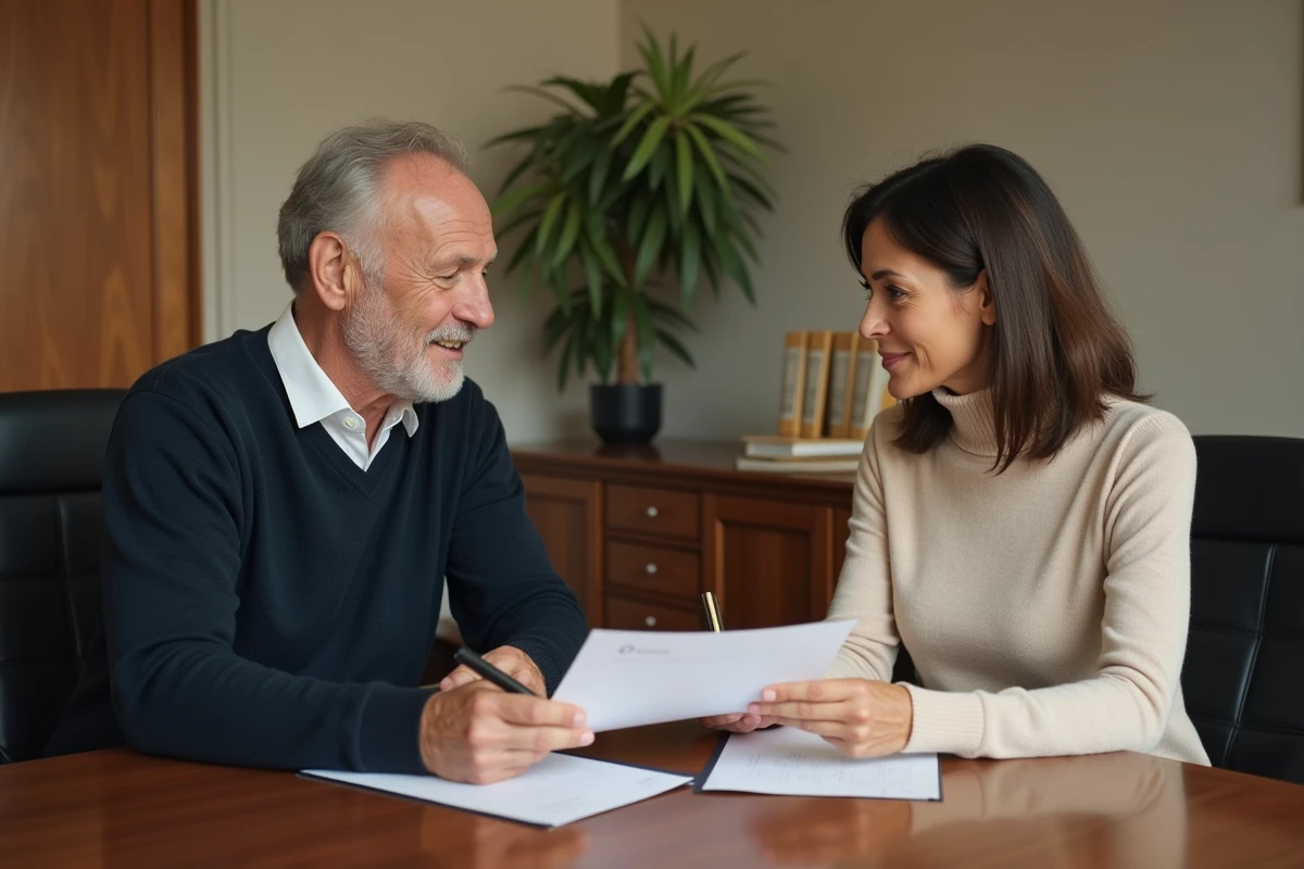 Remise d'une lettre officielle pour mettre fin à un engagement de garant entre deux personnes